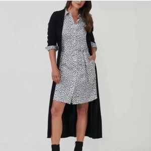 UNTUCKit Black and White Mini Dress